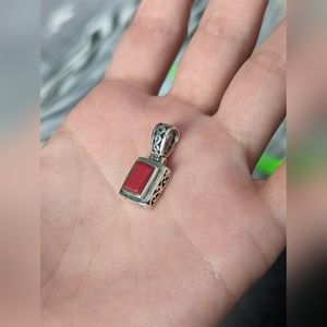 SOLD Hand-Crafted Sterling Silver Pendant - 3.1g